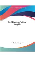 The Philosopher's Stone - Pamphlet: (English)