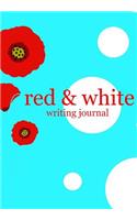 Red & White Blank Journal