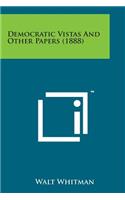 Democratic Vistas and Other Papers (1888)