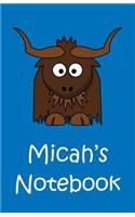 Micah's Notebook