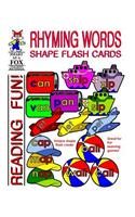 Rhyming Words Shape Flash Cards