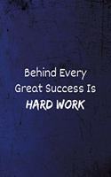Behind Every Great Success is Hard work