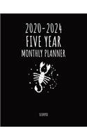 Scorpio - 2020 - 2024 Five year monthly planner