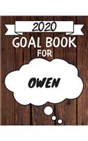 2020 Goal Planner For Owen