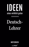 Notizbuch für Deutsch-Lehrer