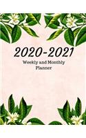 2020-2021 Weekly and Monthly Planner