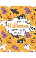 Halloween Activity Book for Kids Ages 4-8