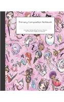 Primary Composition Notebook: Alphabet Kids -Grades K-2 - Handwriting Practice Paper-Primary Ruled With Dotted Midline - 100 Pgs 50 Sheets - Premium - 8x10" -Practice Guide - Kid