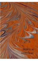 Dabble in Everything: 6x9 Inch Numbered Page Notebook, 200-Page, Marble Cover