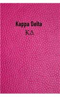 Kappa Delta: Sorority Girls Blank Line Journal - Perfect Gift for Big or Little Sisters