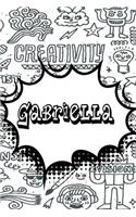 Gabriella: Personalized Doodle Blood Sugar Diet Diary Journal Log Features 120 Pages of Lined Paper Featuring 120 Pages 6x9