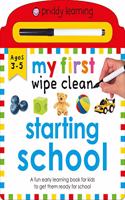 My First Wipe Clean Starting School