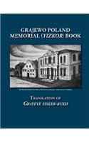 Grajewo Poland Memorial (Yizkor) Book