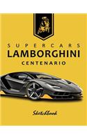 Supercars Lamborghini Centenario Sketchbook