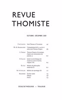 Revue Thomiste - N4/2020