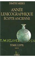 Année Lexicographique. Égypte Ancienne