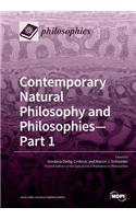 Contemporary Natural Philosophy and Philosophies-Part 1