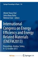 International Congress on Energy Efficiency and Energy Related Materials (ENEFM2013)