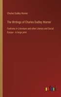 Writings of Charles Dudley Warner