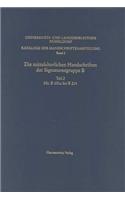 Kataloge Der Handschriftenabteilung Der Universitats- Und Landesbibliothek / Die Mittelalterlichen Handschriften Der Signaturengruppe B