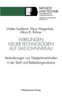 Wirkungen Neuer Technologien Auf Das Lohnniveau