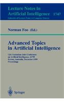Advanced Topics in Artificial Intelligence: 12th Australian Joint Conference on Artificial Intelligence, AI'99, Sydney, Australia, December 6-10, 1999, Proceedings(Lecture Notes in Artificial Intelligence)