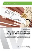 Analyse unbewaffneter Schlag- und Stoßtechniken