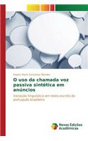 O uso da chamada voz passiva sintética em anúncios