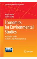 Economics for Environmental Studies