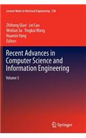 Recent Advances in Computer Science and Information Engineering: Volume 5