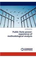 Public State power: experience of methodological analysis