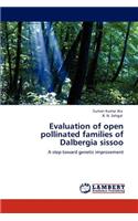 Evaluation of Open Pollinated Families of Dalbergia Sissoo