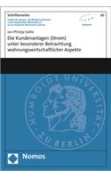 Die Kundenanlagen (Strom) Unter Besonderer Betrachtung Wohnungswirtschaftlicher Aspekte