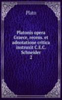 Platonis opera Graece, recens. et adnotatione critica instruxit C.E.C. Schneider