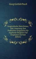 Geognostischer Katechismus, Oder Anweisung Zum Praktischen Geognosiren Fur Angehende Bergleute Und Geognosten (German Edition)
