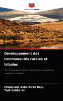 Développement des communautés rurales et tribales