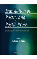 Translation of Poetry and Poetic Prose