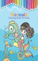 Mermaid Coloring Book For Kids