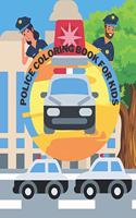 Police Coloring Book For Kids