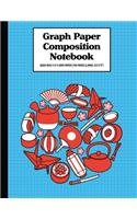 Graph Paper Composition Notebook Quad Rule 5x5 Grid Paper - 150 Sheets (Large, 8.5 x 11"): Japan