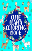 Cute Llama Coloring Book