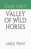 Valley of Wild Horses: Large Print