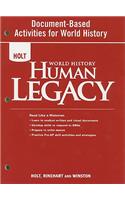 World History: Human Legacy: Document-Based Activities