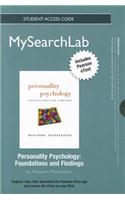 MyLab Search with Pearson eText -- Standalone Access Card -- for Personality Psychology: Foundations and Findings(English)