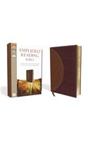 Amplified Reading Bible, Imitation Leather, Brown: A Paragraph-Style Amplified Bible for a Smoother Reading Experience