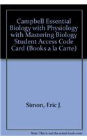 Campbell Essential Biology with Physiology with Mastering Biology Student Access Code Card
