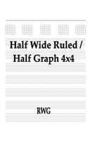 Half Wide Ruled / Half Graph 4x4