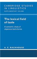 Lexical Field of Taste