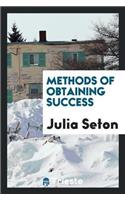 Methods of Obtaining Success