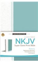 NKJV, Reference Bible, Super Giant Print, Hardcover, Red Letter Edition